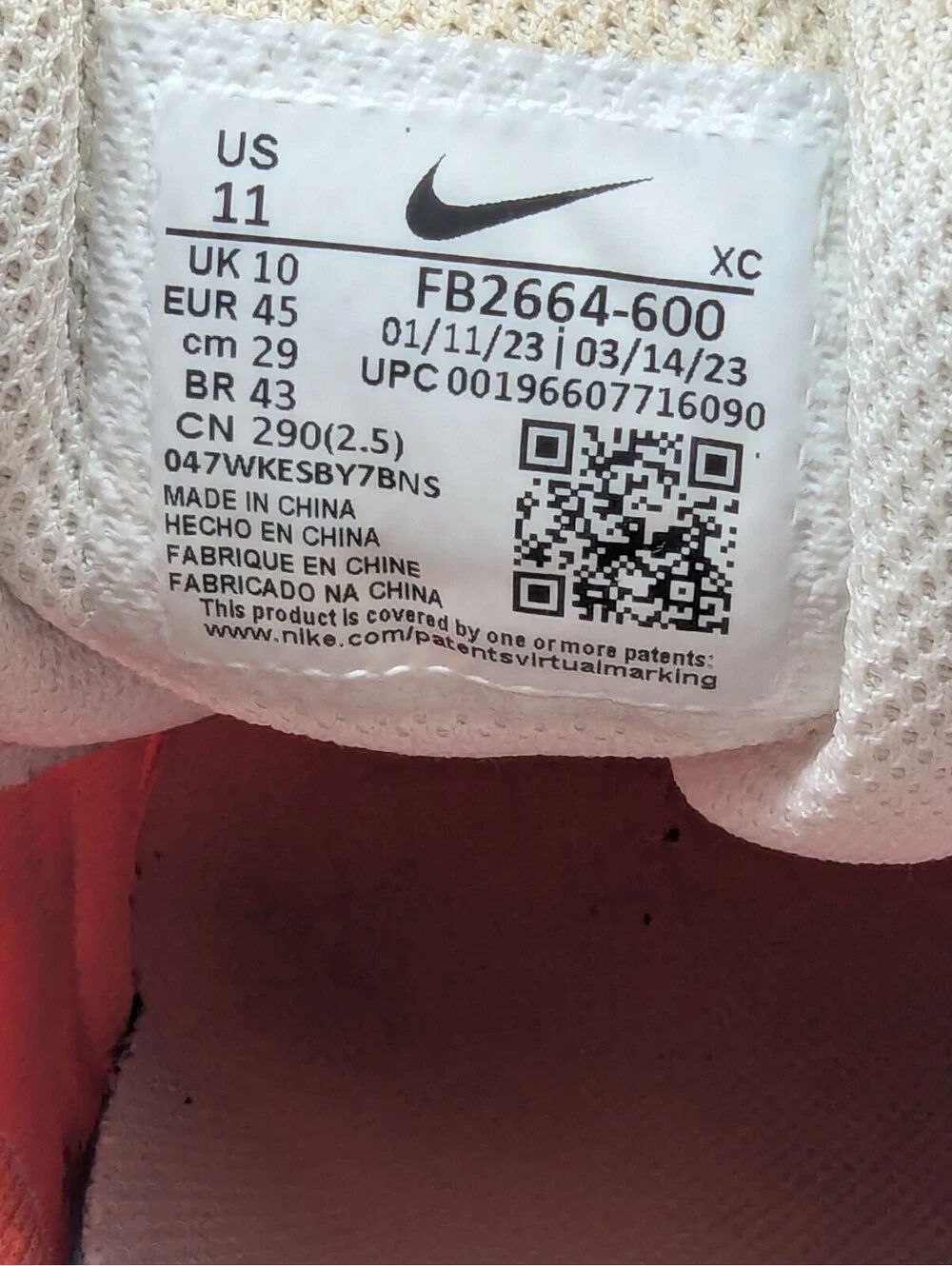 Nike Court Zoom Vapor Tour Hot Punch Pink Tennis Shoes Men's Size 11 FB2664-600